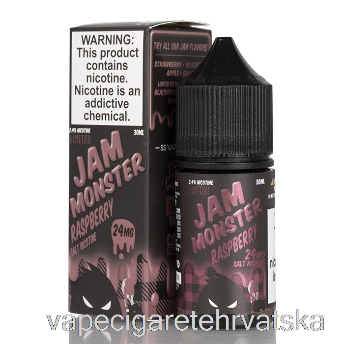 Vape Cigarete Malina - Džem Monster Soli - 30ml 48mg